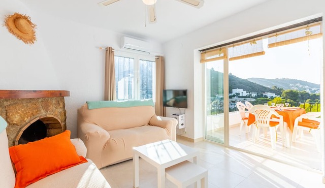 Holiday Home 'Cap D'or House' with Sea View, Shared Pool and Wi-Fi